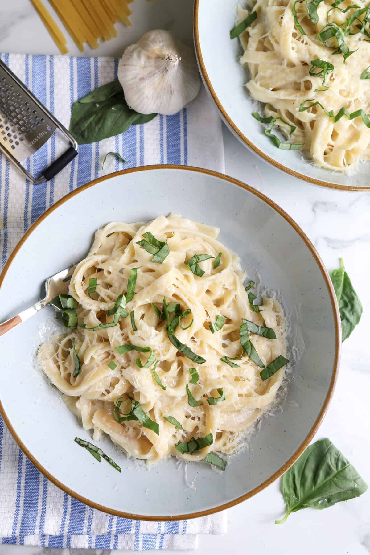 Creamy Cottage Cheese Alfredo Sauce