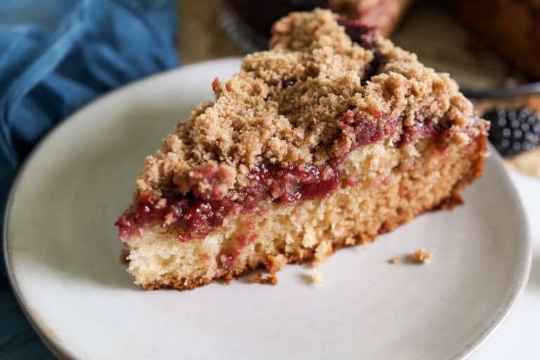 Blackberry Curd Coffee Cake