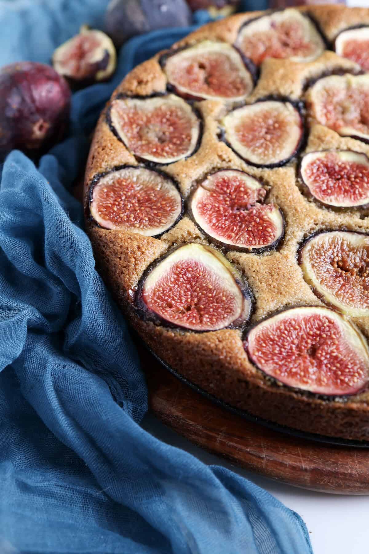 Easy Gluten-Free Fig Cake with Fresh Figs