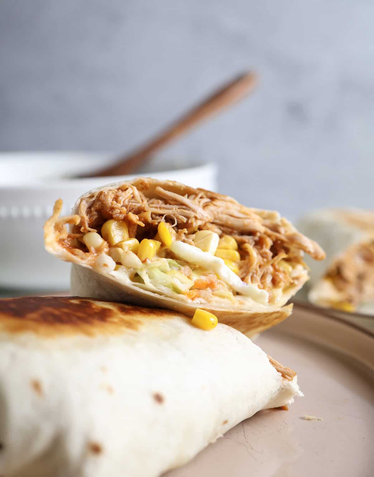 Crispy BBQ Chicken Wrap