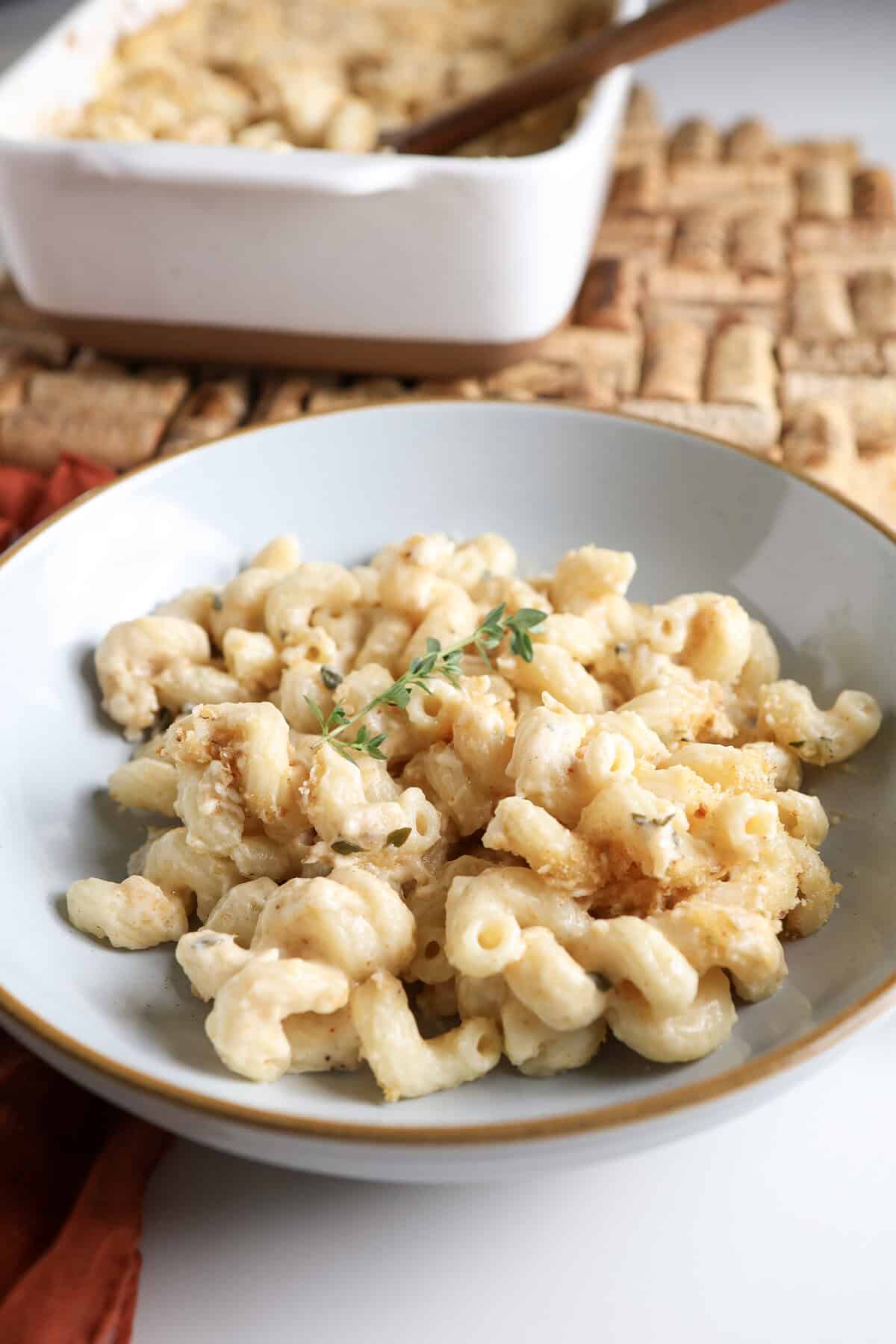 Protein Cottage Cheese Mac and Cheese with Gouda