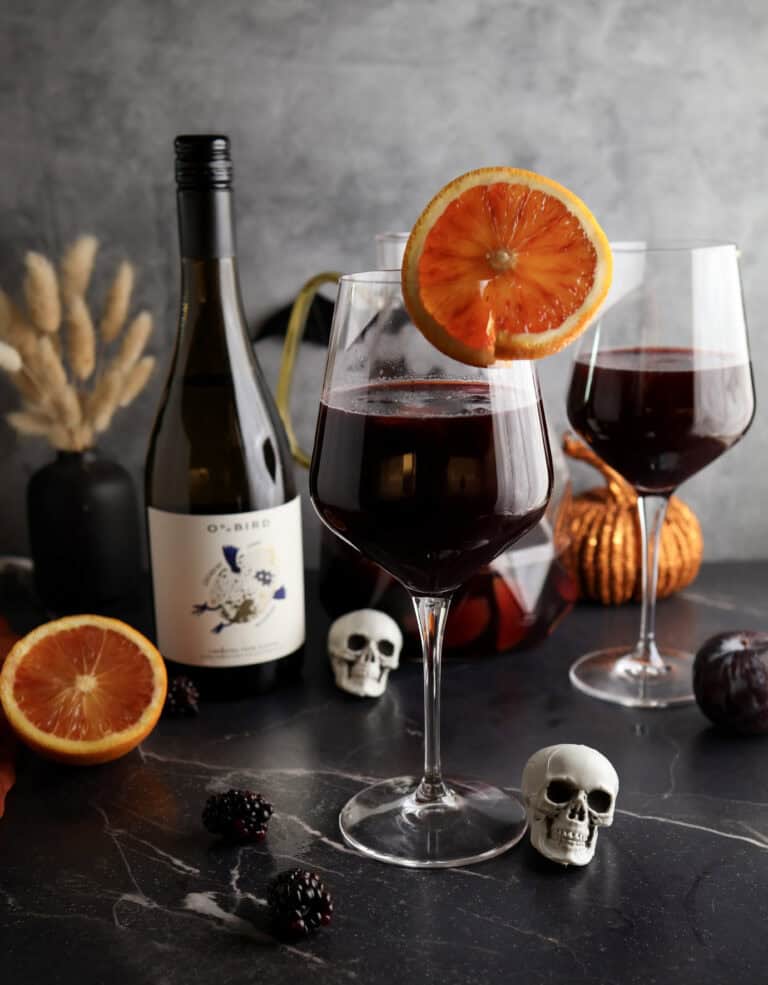 Spooky Blackberry Halloween Non-Alcoholic Sangria