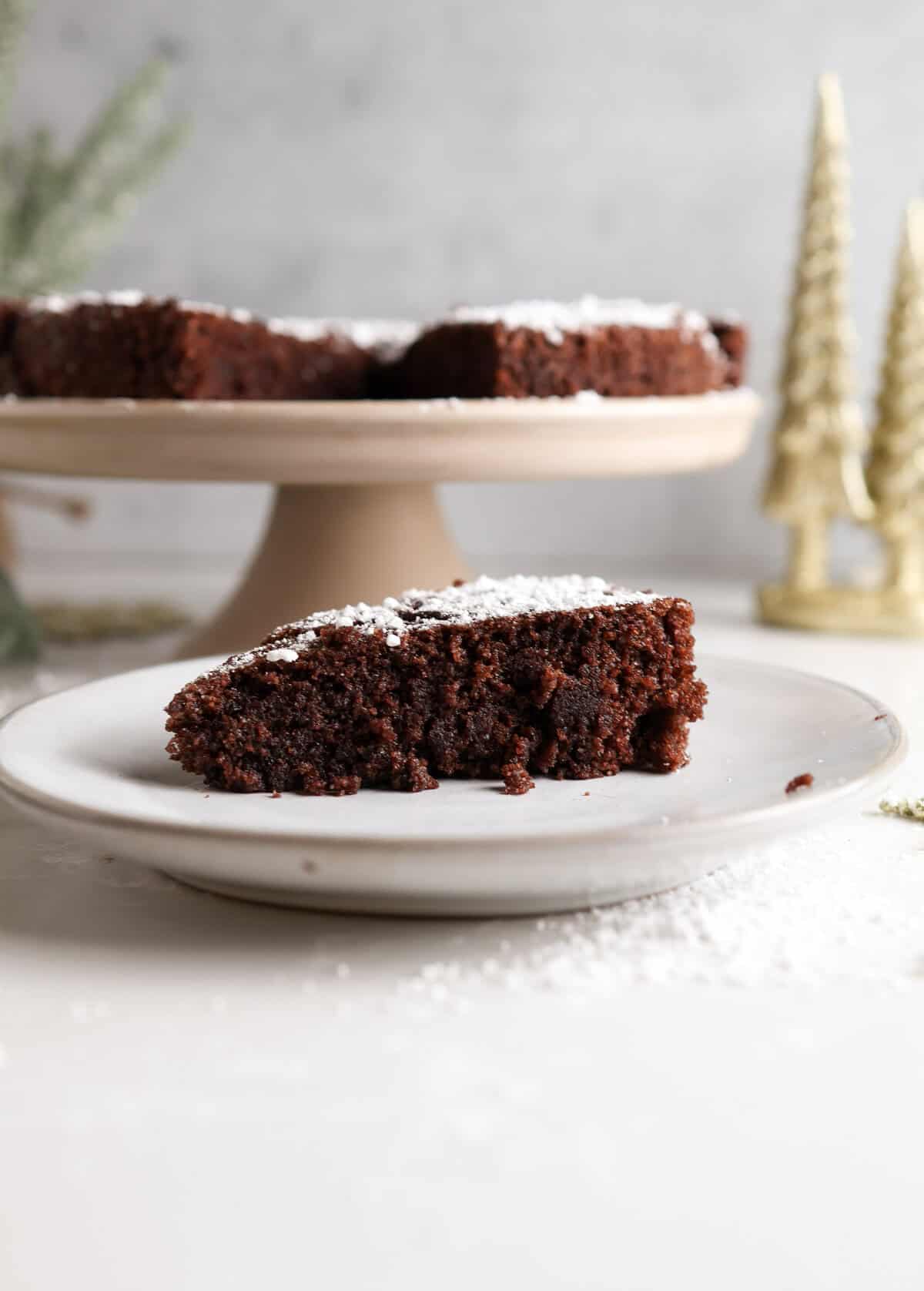 Chocolate Olive Oil Cake with Almond Flour