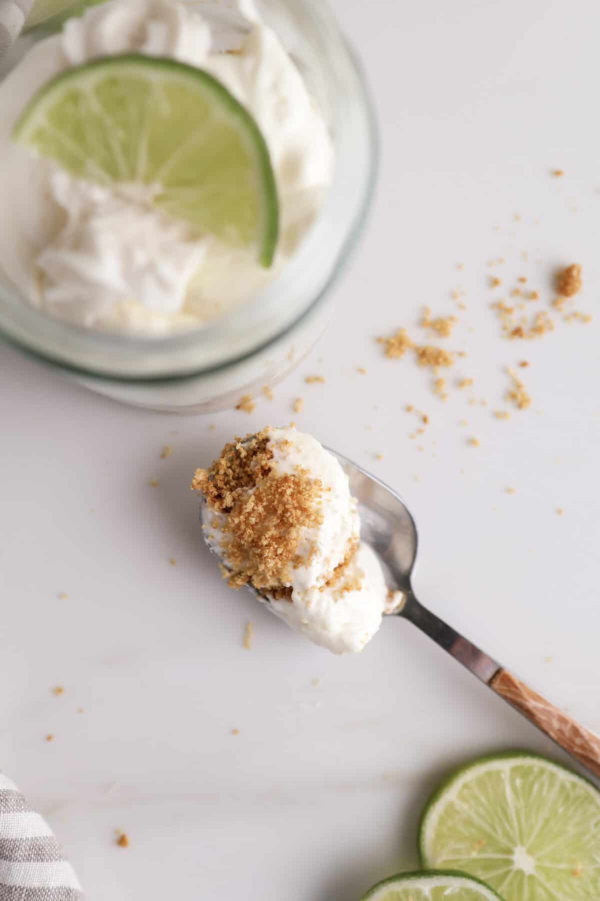 Easy No Bake Lime Margarita Cheesecake Cups